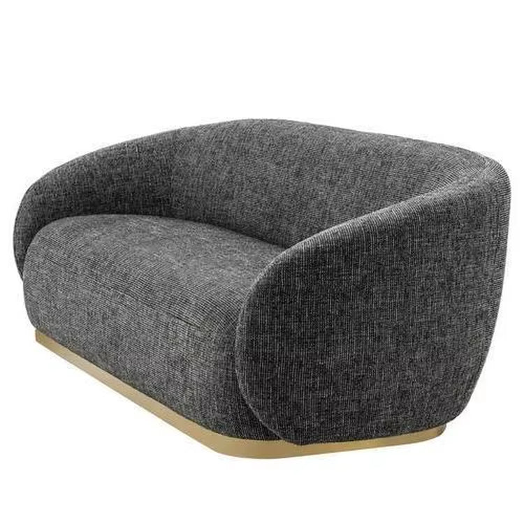 High End Imported Fabric Upholstery Sofa Metal Base for Living Room