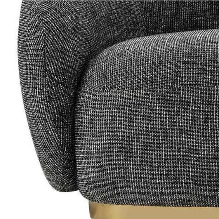 High End Imported Fabric Upholstery Sofa Metal Base for Living Room