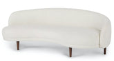 Modern Smooth High End Mid-Century Living Room Furniture Sofa Fabric Upholstery Coated Sofas