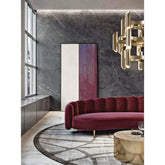 Modern High Quality Velvet Italian Furniture Living Room Sofas Curved Sofas for Home Luxury